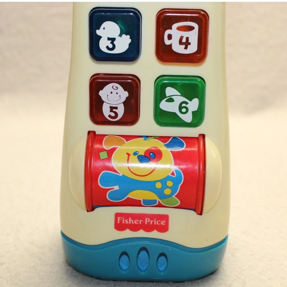 Fisher-Price Toy Phone 1999 Musical Light Up Remote Vintage Y2K Kid Tested Works